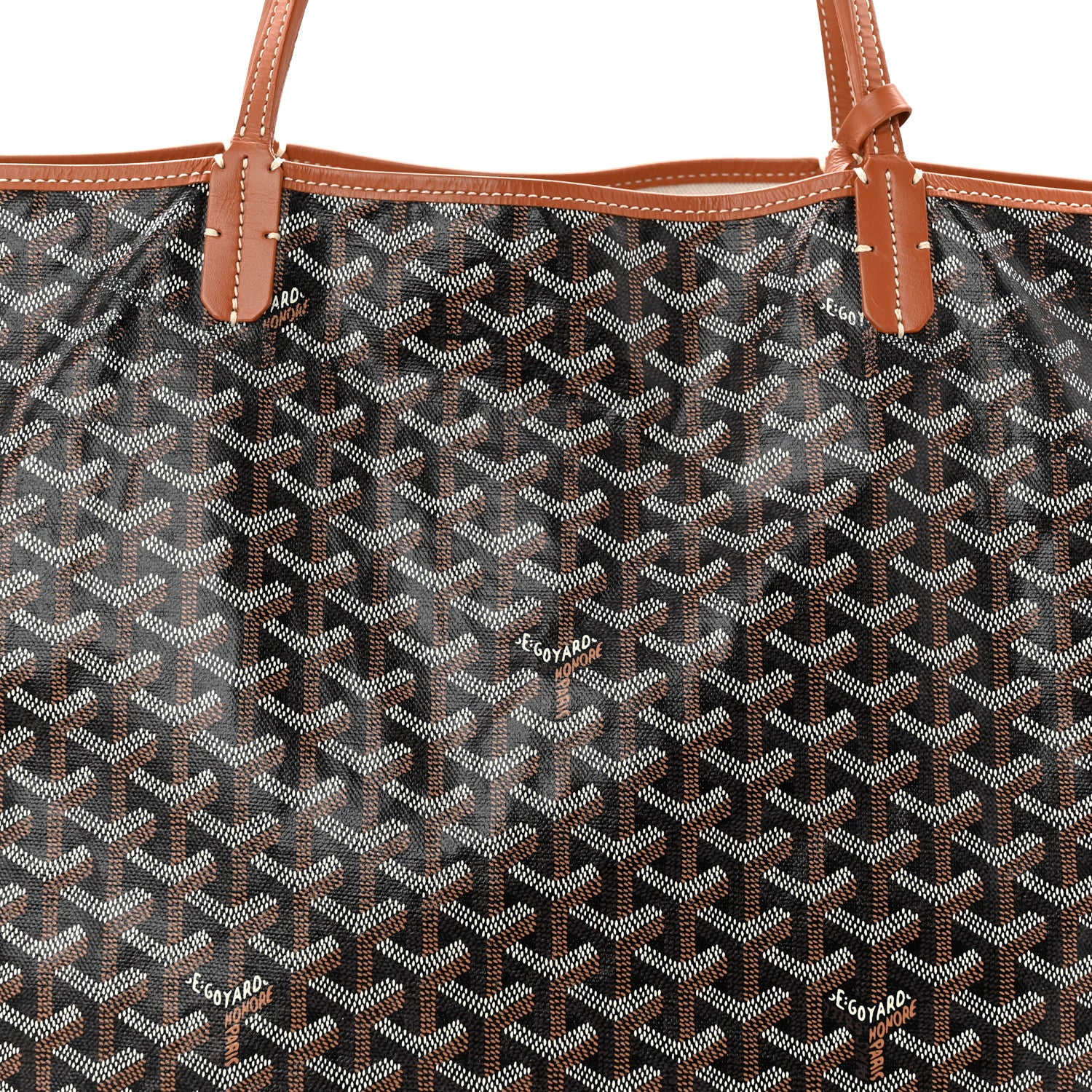 Goyard Goyardine Saint Louis GM Black Gold 9 of 11