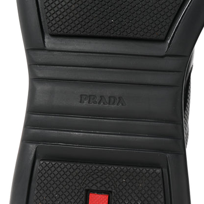 Prada Vitello Soft Mesh Mens America's Cup Sneakers  9.5 Black 7 of 10