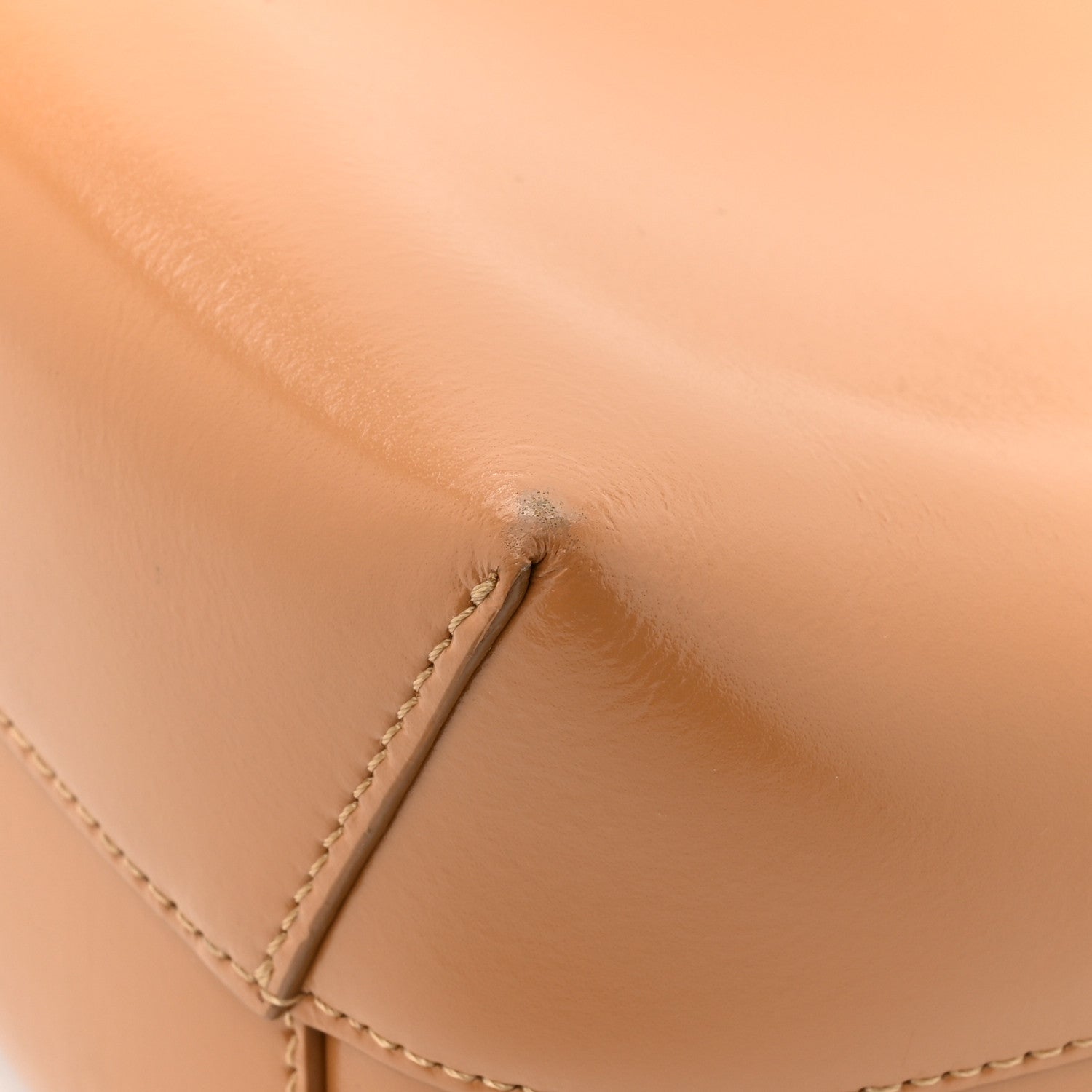 Mansur Gavriel Polished Calfskin Small Soft Candy Shoulder Bag Caramel 9 of 15