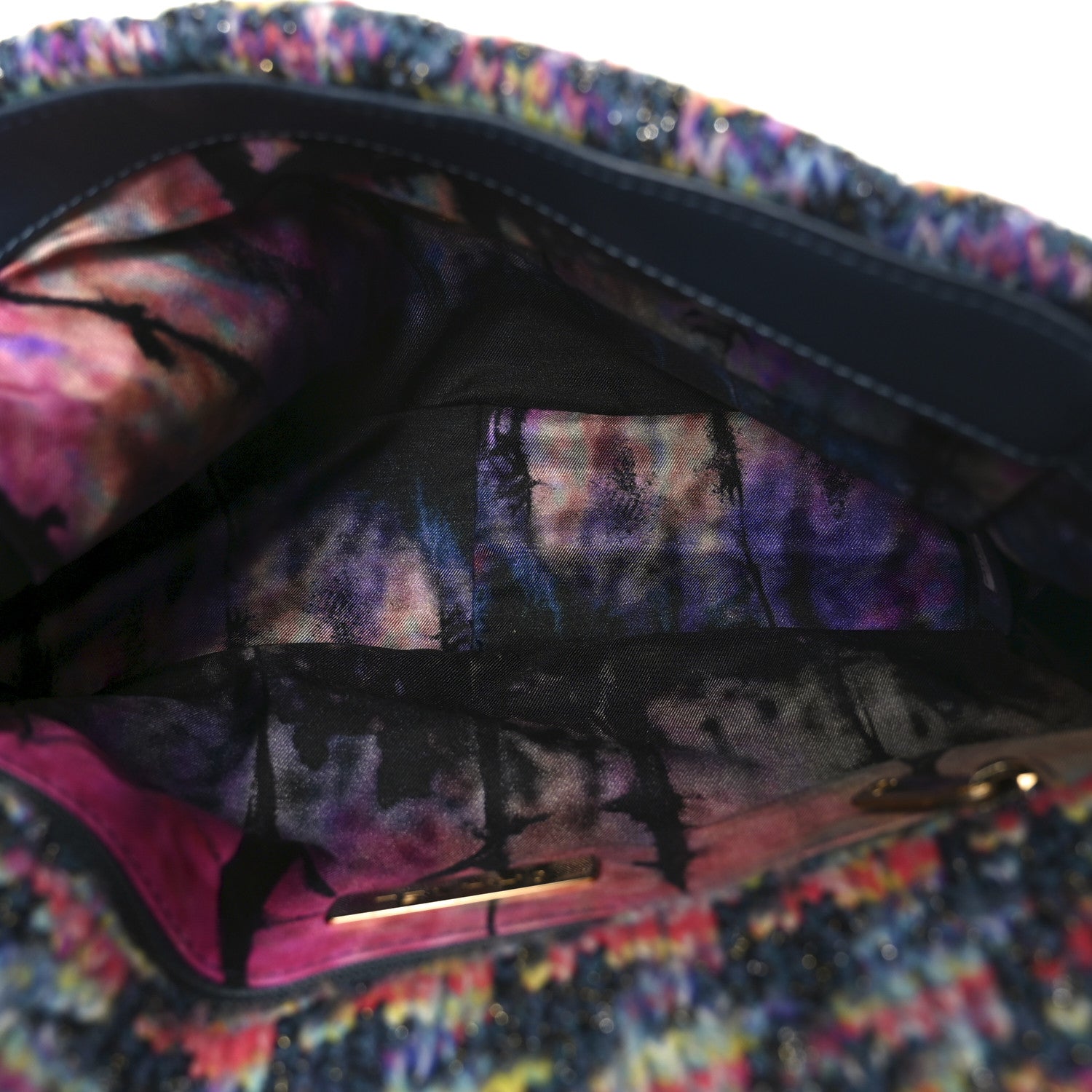Chanel Tweed Quilted Medium Chanel 19 Flap Dark Multicolor 5 of 10