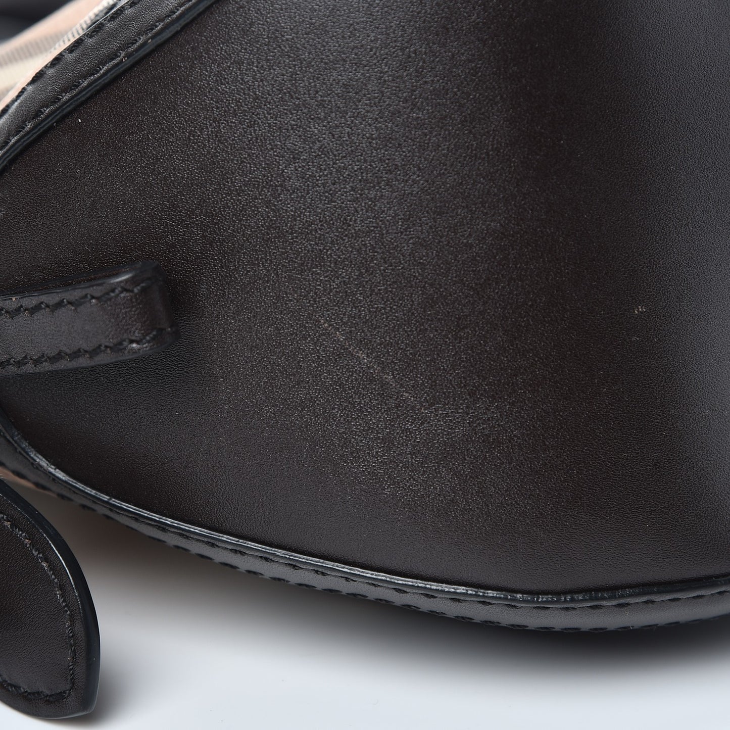 Haymarket Check Small Orchard Bowling Bag Chocolate