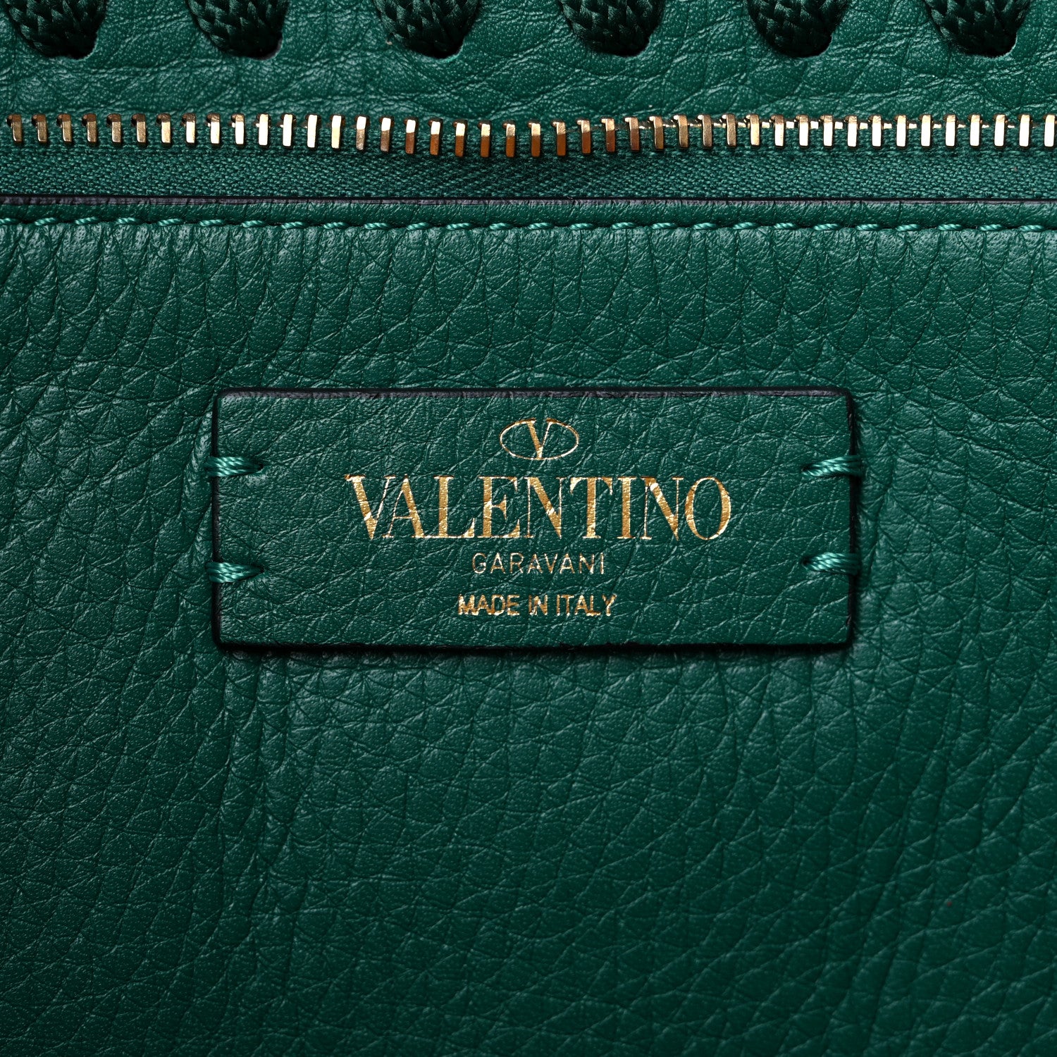 Valentino Garavani Calfskin Fabric Crochet Tote Multicolor 6 of 13