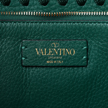 Valentino Garavani Calfskin Fabric Crochet Tote Multicolor 6 of 13