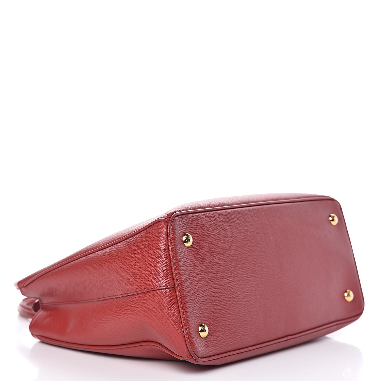 Prada Saffiano Lux Medium Tote Fuoco 4 of 19