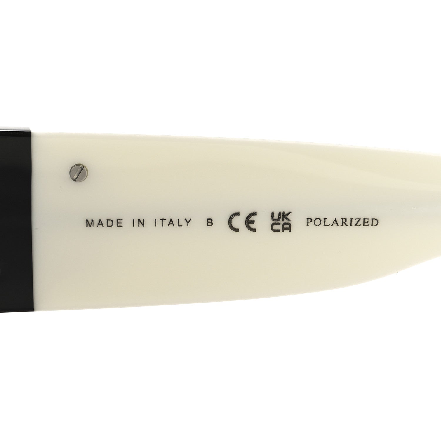 Chanel Acetate Polarized Rectangle Sunglasses 5525 Black White 6 of 7