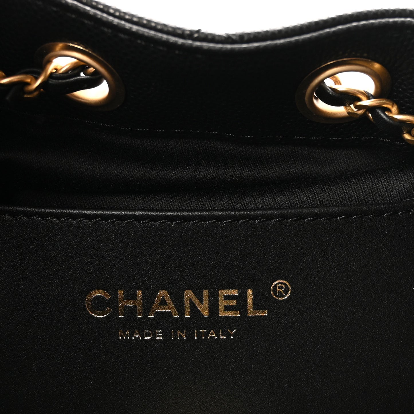 Caviar Quilted Mini Chanel 25 Handbag Black