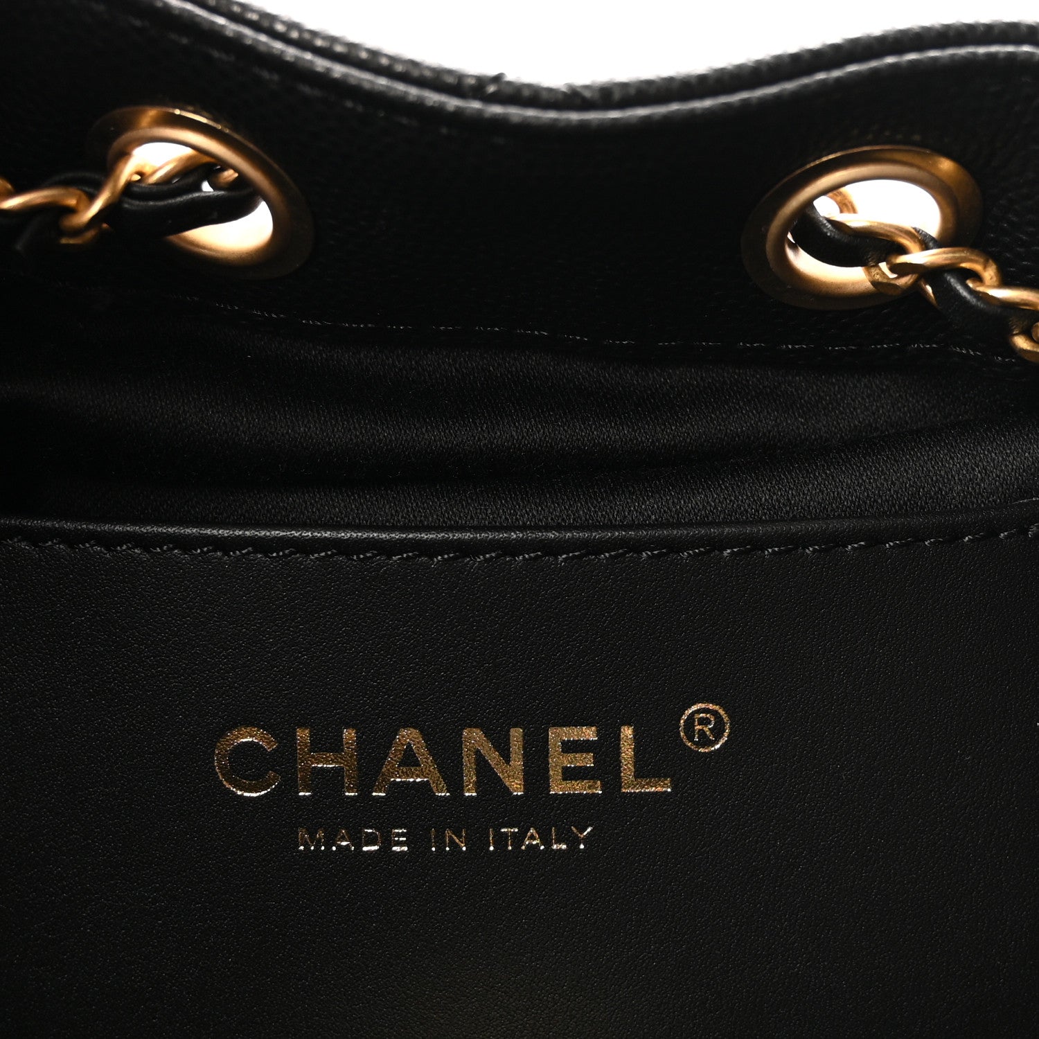 Chanel Caviar Quilted Mini Chanel 25 Handbag Black 6 of 11