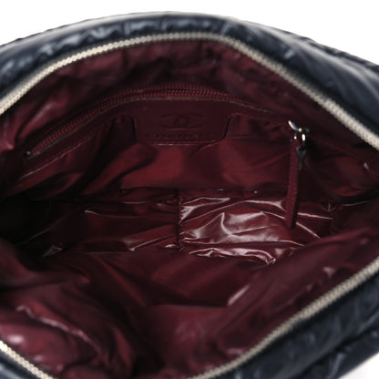 Chanel Nylon Small Coco Cocoon Messenger Bag Black 5 of 9
