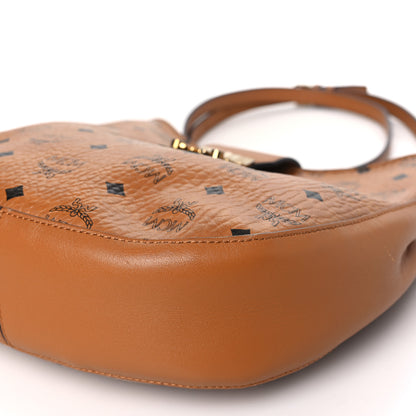 MCM Visetos Medium Patricia Hobo Cognac 10 of 15