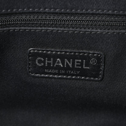 Chanel Glazed Calfskin Quilted Medium Duo Color Flap Dark Red 6 of 10