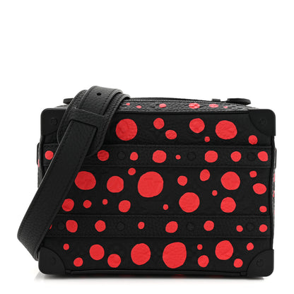 Louis Vuitton LV X YK Taurillon Monogram Handle Soft Trunk Black Red 1 of 9