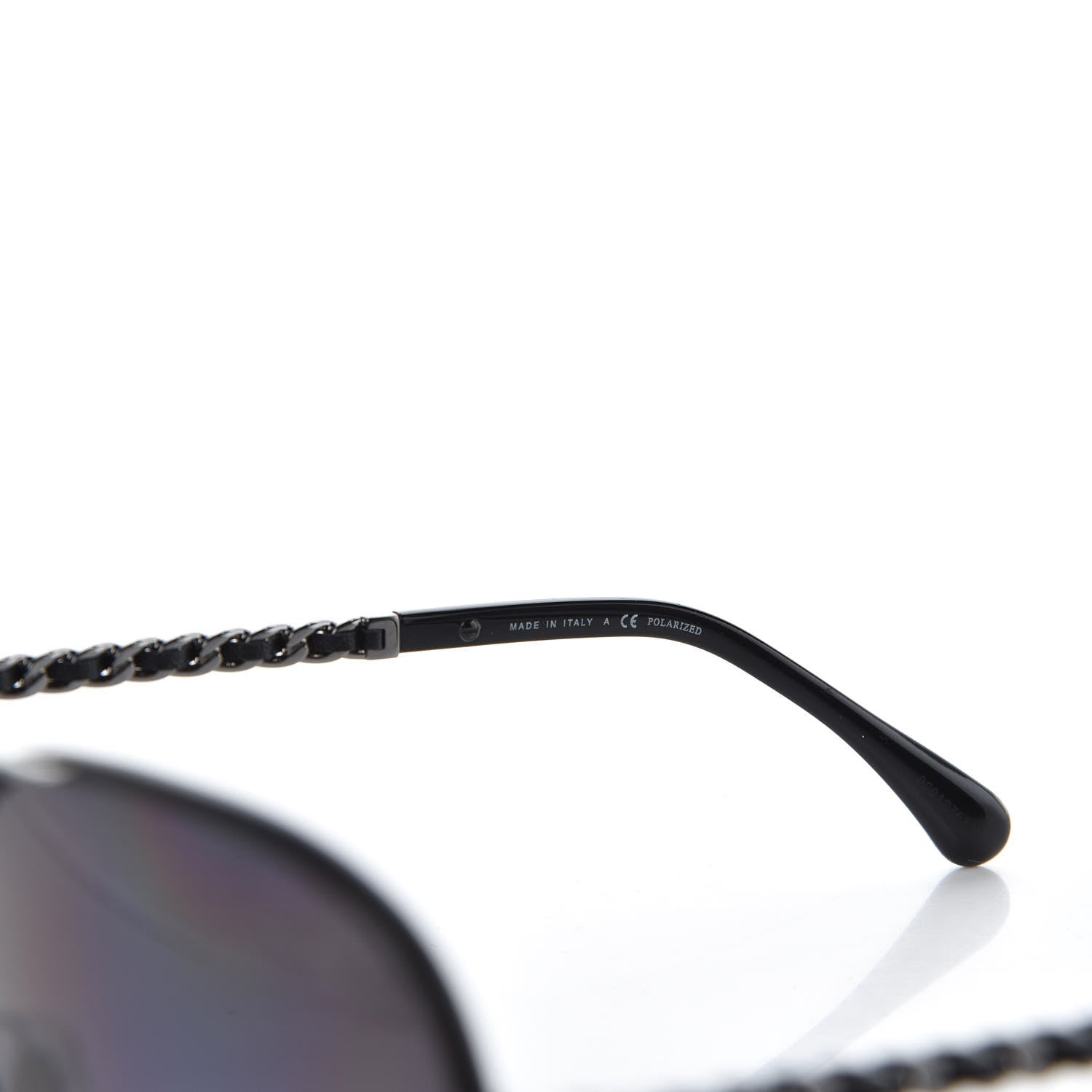 Chanel Polarized Pilot Winter Sunglasses 4219-Q Black 5 of 8