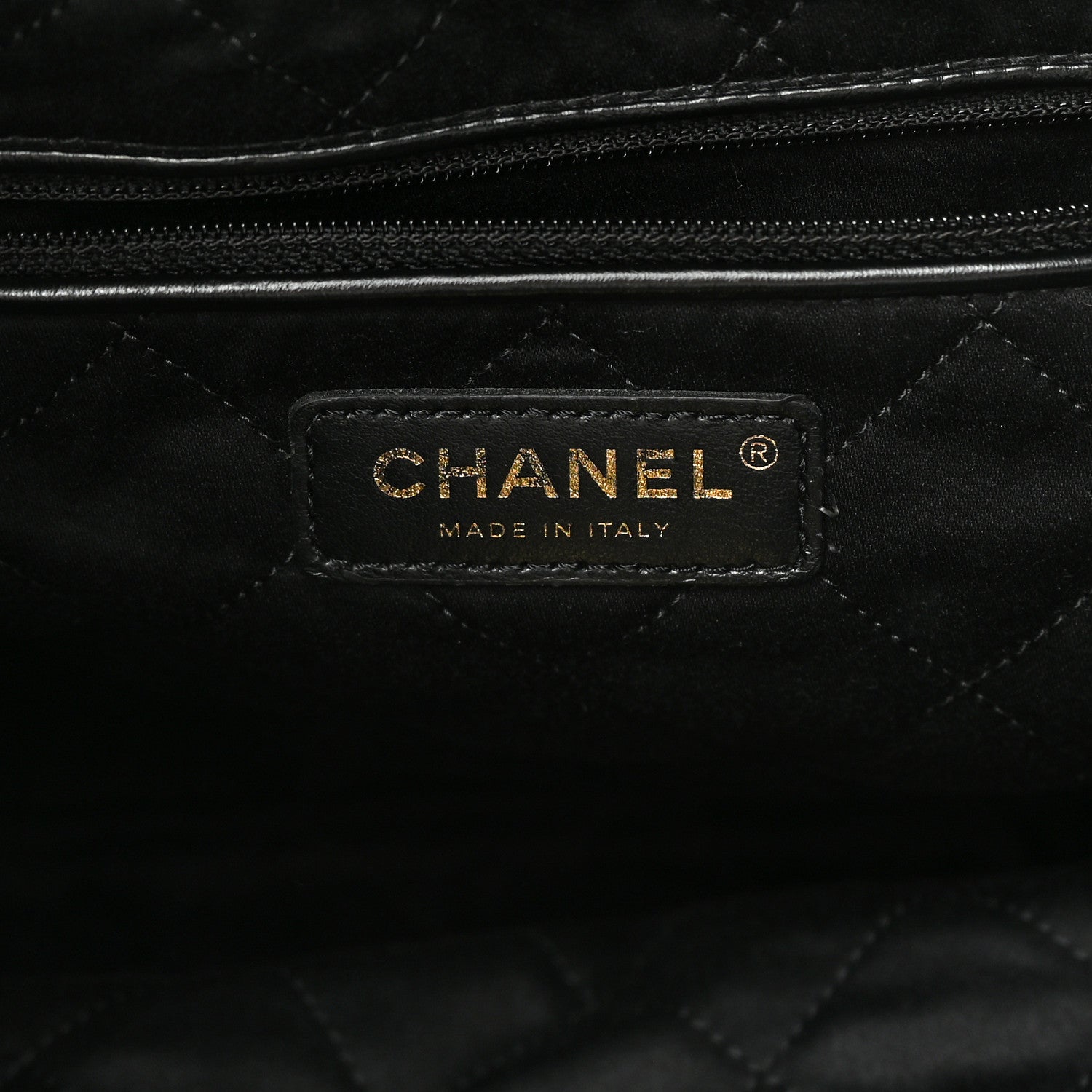 Chanel Shiny Calfskin Quilted Small Chanel 22 Black 6 of 11