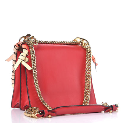 Fendi Vitello Liberty Whipstitch Bow Small Kan I Shoulder Bag Fiamma Multicolor 4 of 9