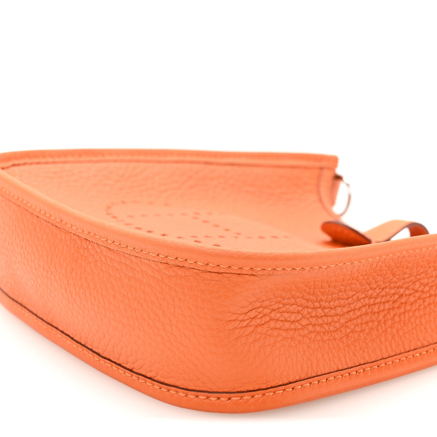 Hermes Taurillon Clemence Evelyne TPM Orange 10 of 11