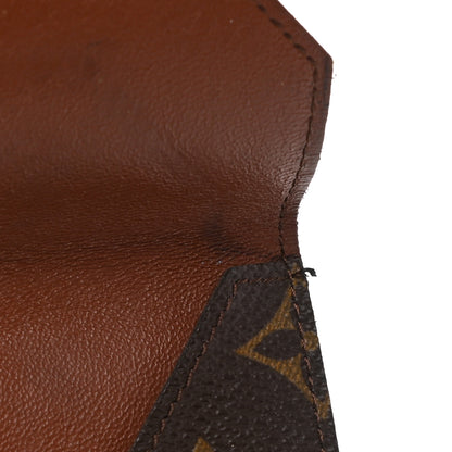 Louis Vuitton Monogram Poche Plate Envelope Clutch PM 6 of 10