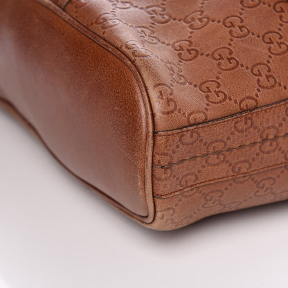 Gucci Calfskin Guccissima Trim Large Signoria Hobo Brown 16 of 19
