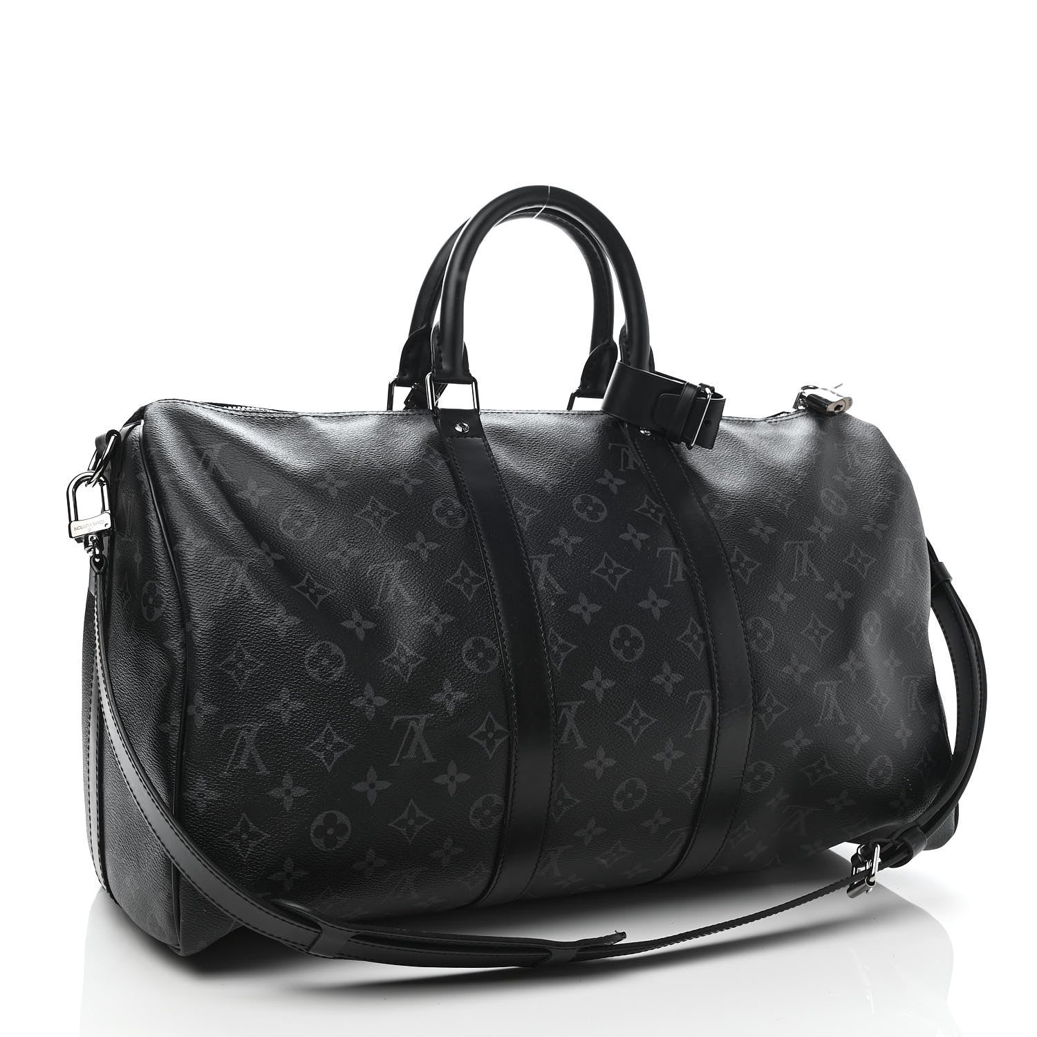 Louis Vuitton Monogram Eclipse Keepall Bandouliere 45 3 of 11