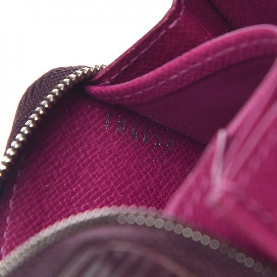 Epi Zippy Coin Purse Cassis