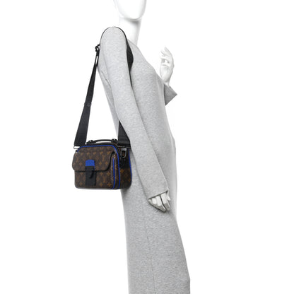Louis Vuitton Monogram Macassar S Lock Messenger Blue 2 of 11