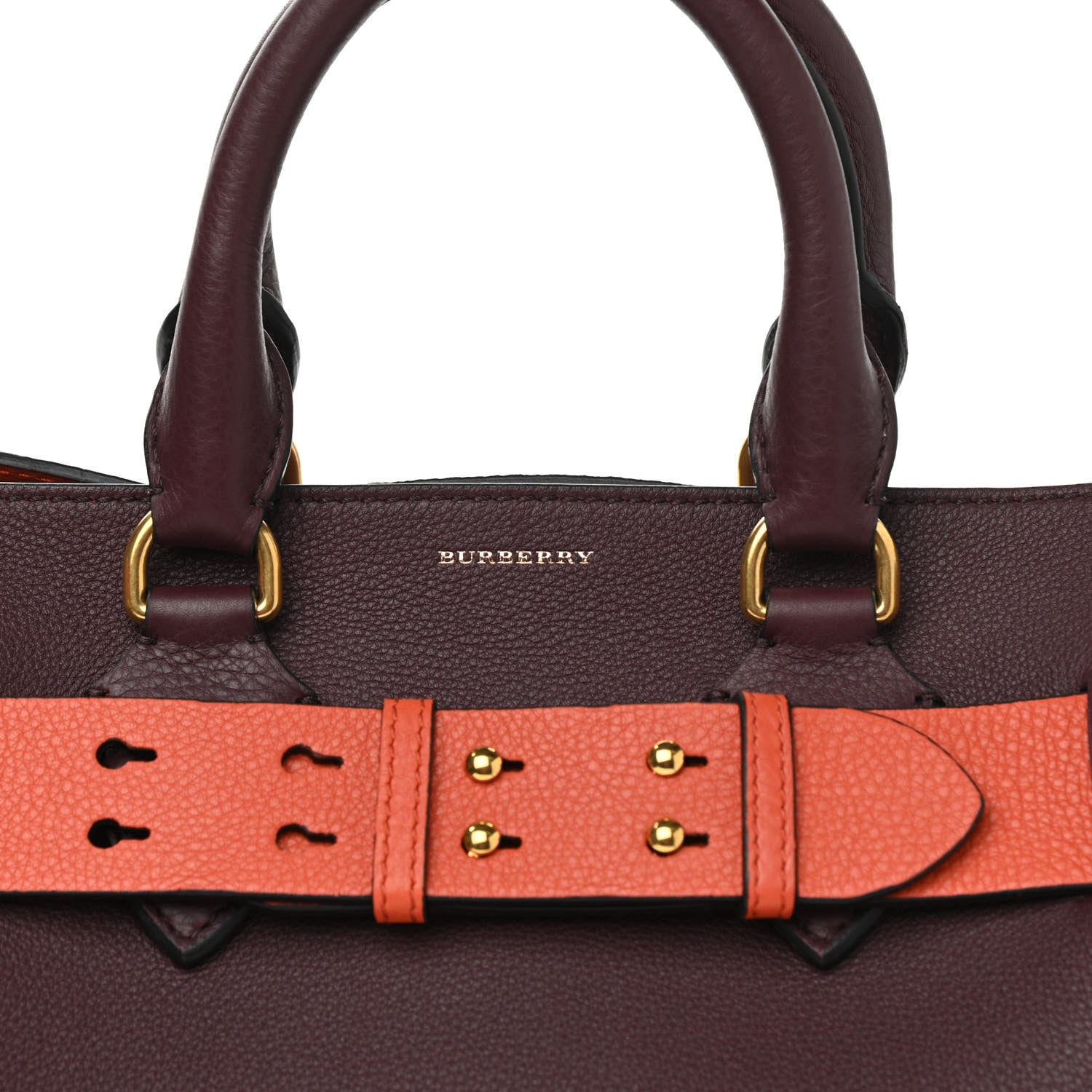 Burberry Soft Grain Calfskin Small Belt Bag Deep Claret 10 of 12