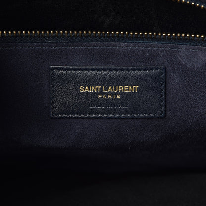 Saint Laurent Calfskin Large Sac de Jour Navy Blue 6 of 7