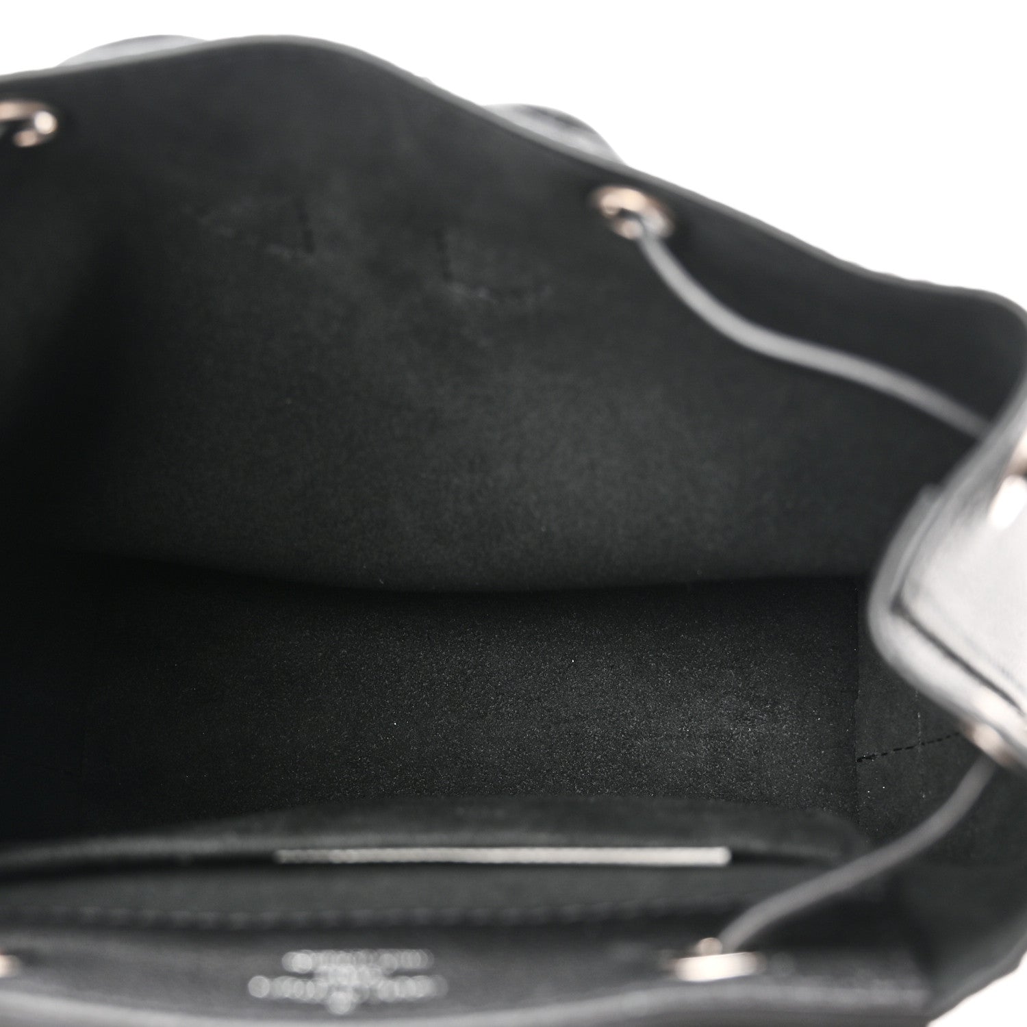 Louis Vuitton Calfskin Lockme Mini Backpack Black 5 of 9