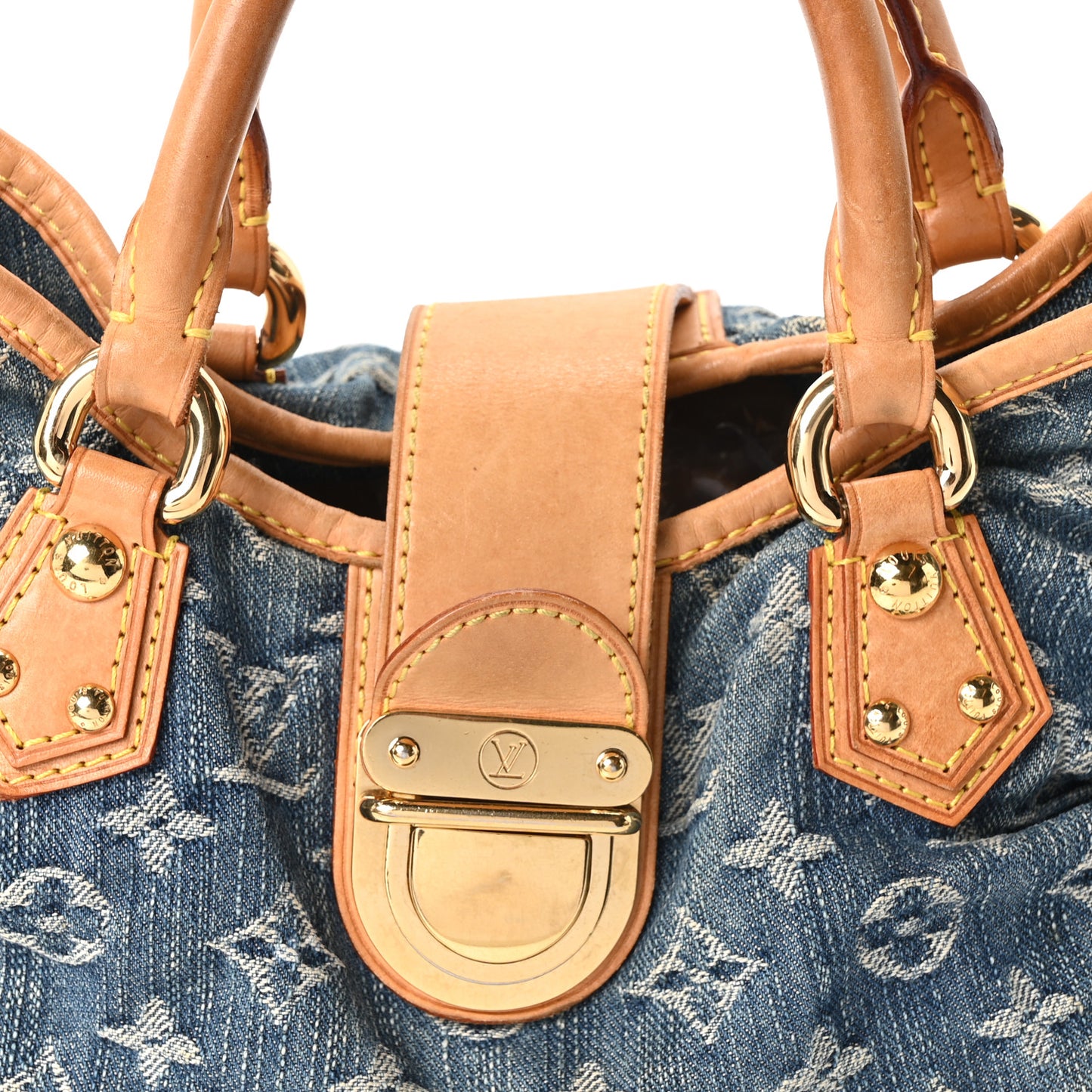 Monogram Denim Pleaty Blue