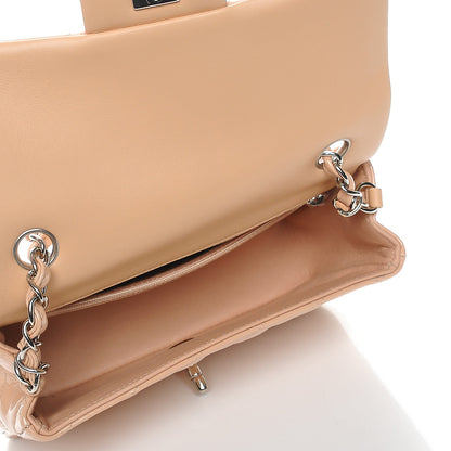 Chanel Patent Calfskin Quilted Mini Rectangular Flap Light Pink 5 of 8