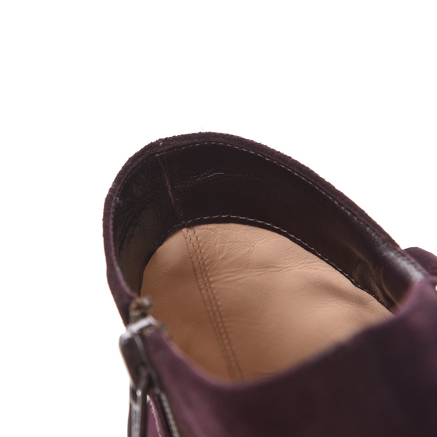 Christian Louboutin Veau Velours 85 Ankle Boots 36 Prune 11 of 16