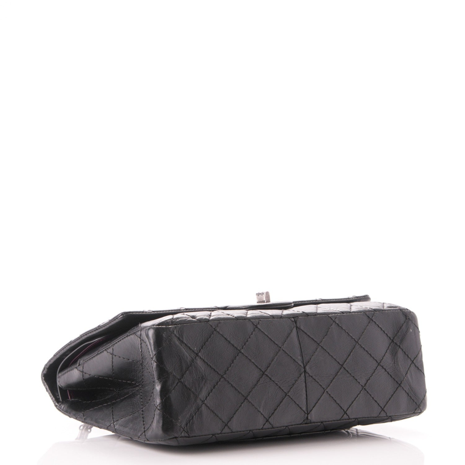 Chanel Aged Calfskin Quilted 2.55 Reissue 226 Flap Black 5 of 8