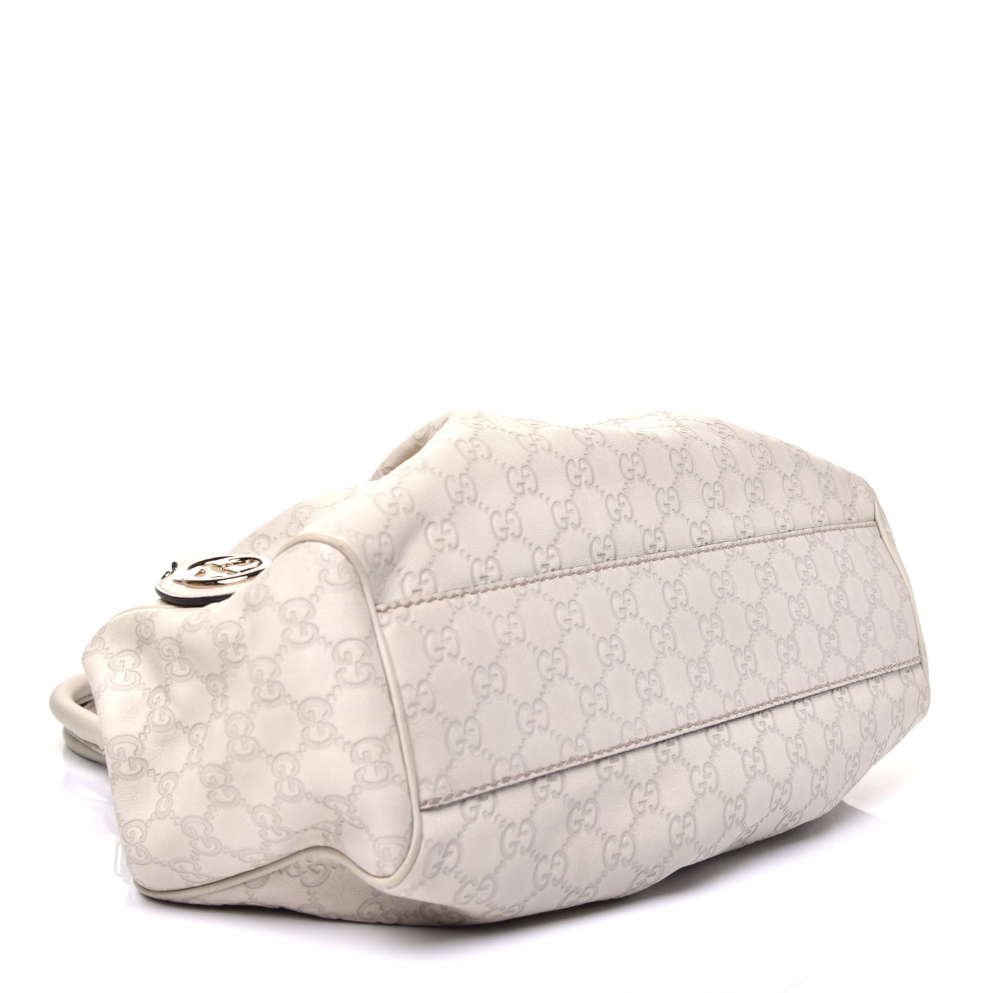 Guccissima Medium Sukey Tote Mystic White