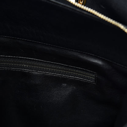 Chanel Calfskin Stitched XL Weekender Black 18 of 24