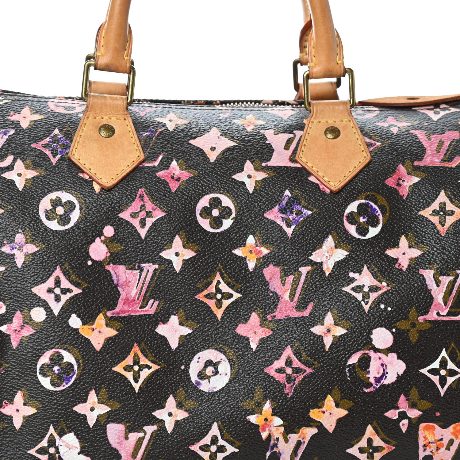 Louis Vuitton Watercolor Aquarelle Speedy 35 Brown 6 of 9