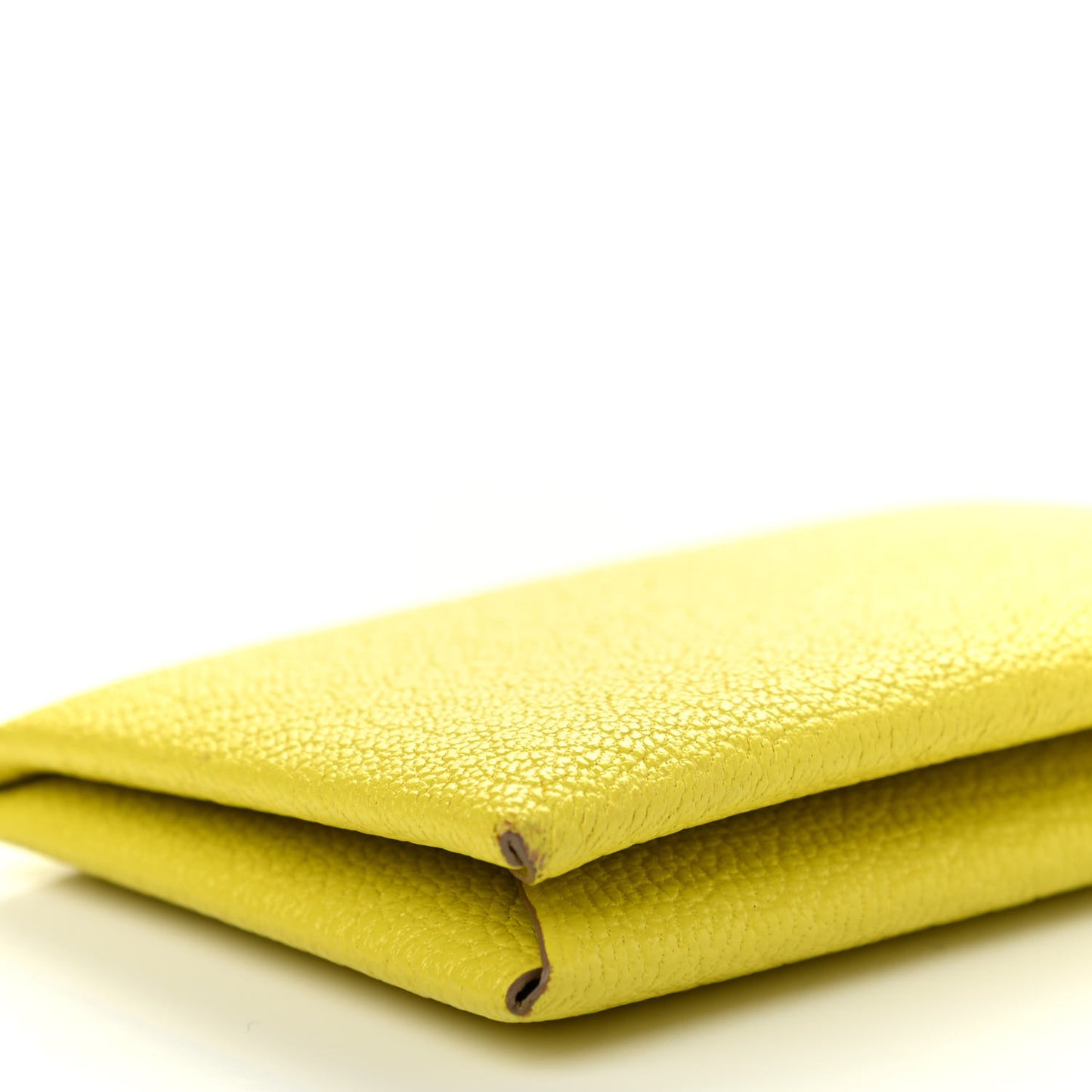Chevre Mysore Calvi Card Case Lime