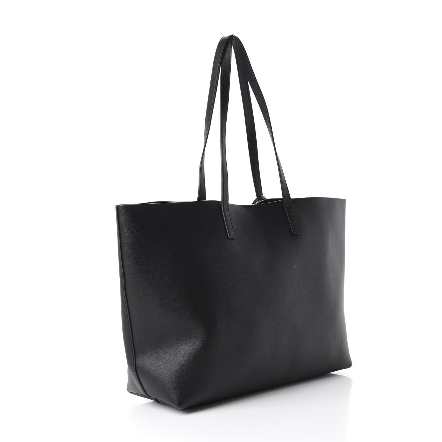 Saint Laurent Calfskin Large Shopping Tote Black 3 of 11