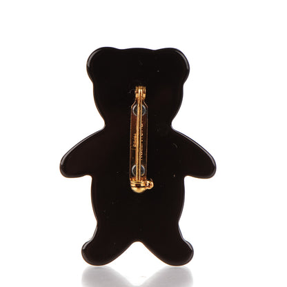 Louis Vuitton Monogram Teddy Bear Nonours Pin Brooch 3 of 4