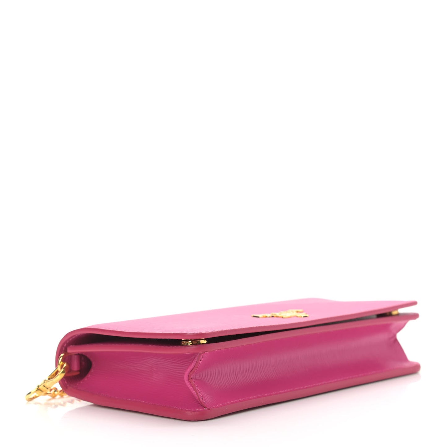 Vitello Move Metal Mini Crossbody Bag Fuxia