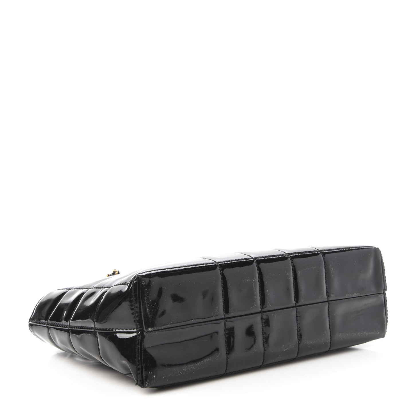 Patent Chocolate Bar CC Tote Black