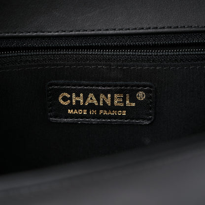Chanel Patent Calfskin Quilted New Medium Boy Flap Black 6 of 15