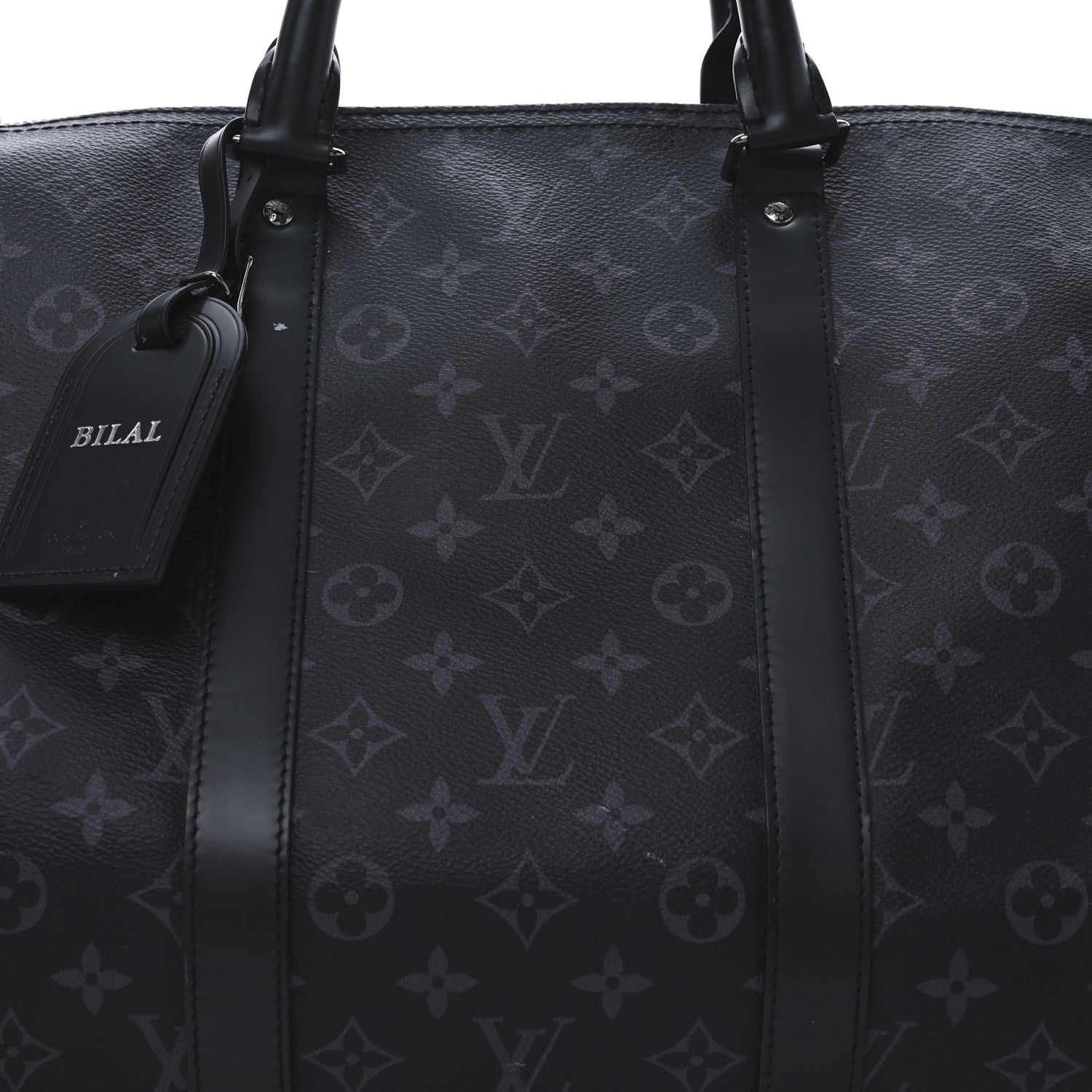 Louis Vuitton Monogram Eclipse Keepall Bandouliere 55 6 of 10