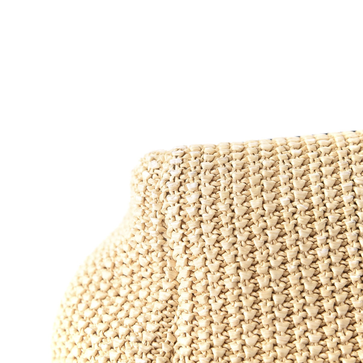 Raffia Calfskin Small Nolita Shoulder Bag Natural Black