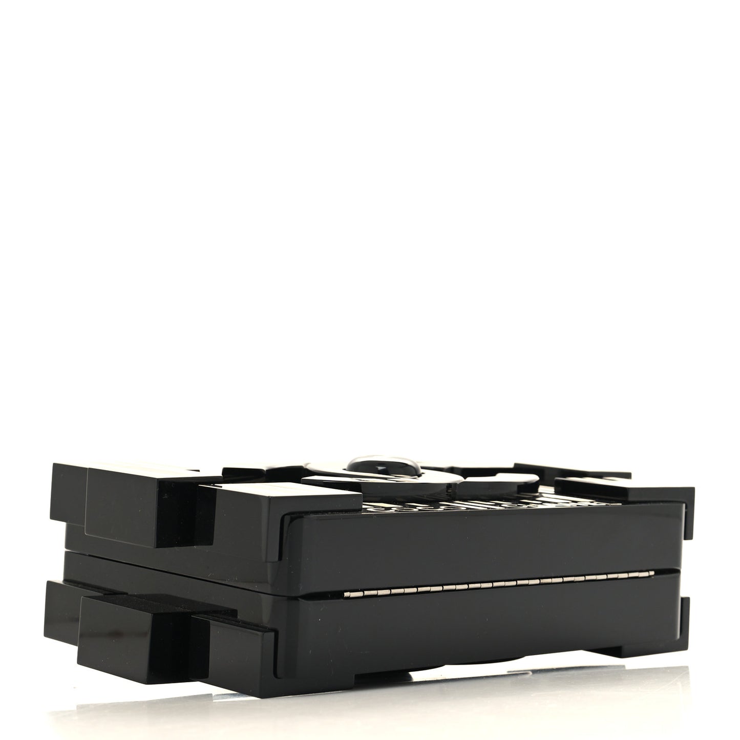 Plexiglass Barcode Boy Brick Lego Clutch Black