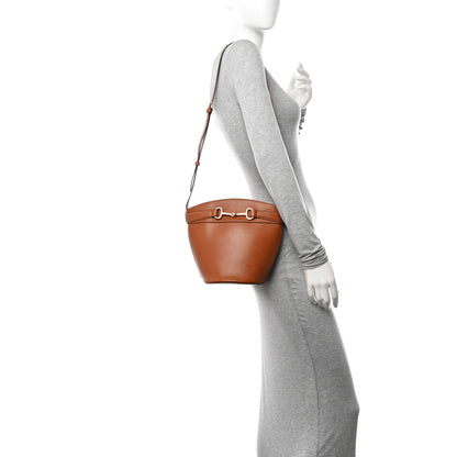 Celine Natural Calfskin Crecy Bucket Bag Tan 2 of 17