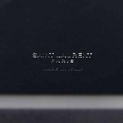 Saint Laurent Calfskin Crocodile Embossed Small Sac De Jour Dark Notte 6 of 9