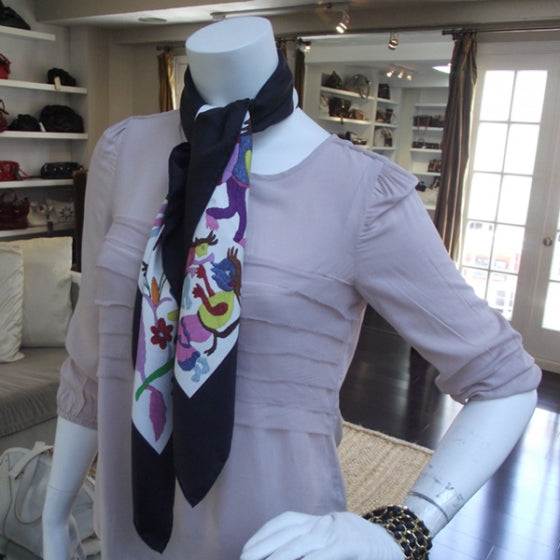 Hermes Silk Din Tini Ya Zue Scarf 2 of 6