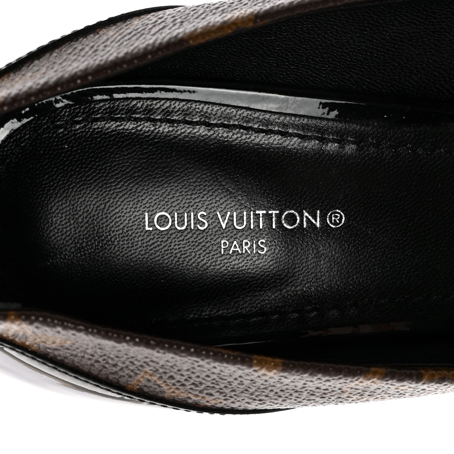 Louis Vuitton Monogram Cherie Pumps 39.5 Black 7 of 11