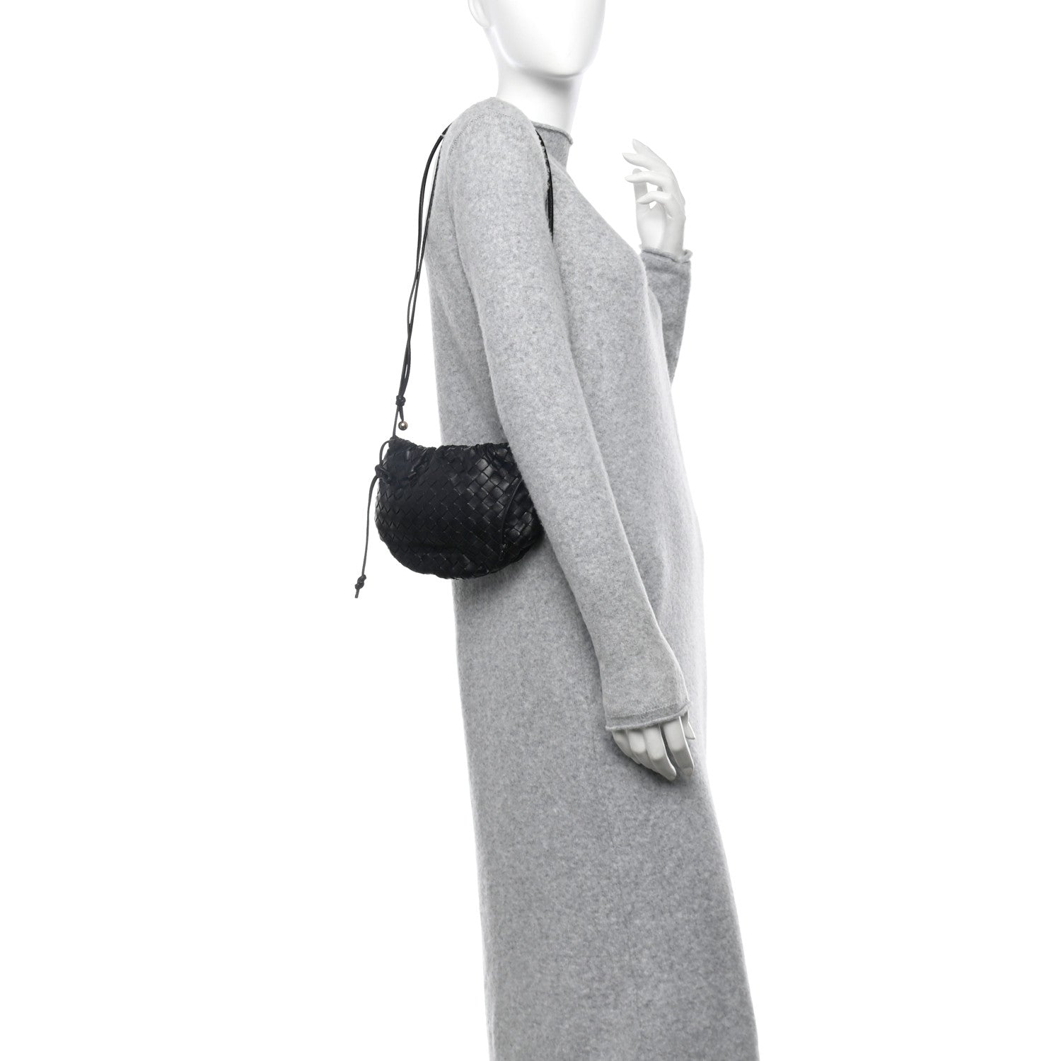 Bottega Veneta Nappa Intrecciato Mini Bulb Black 2 of 10