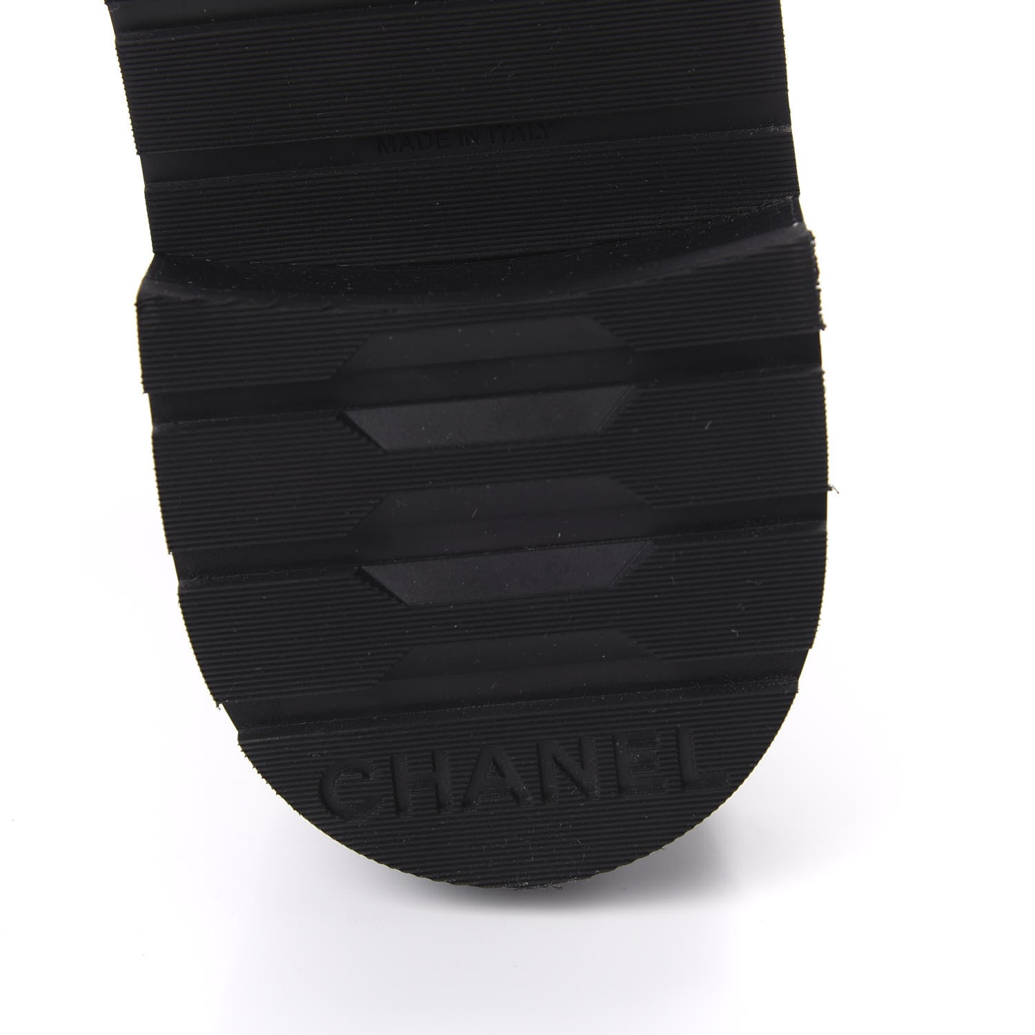 Chanel Shiny Goatskin Calfskin Quilted Lace Up Combat Boots 42 Black 6 of 9