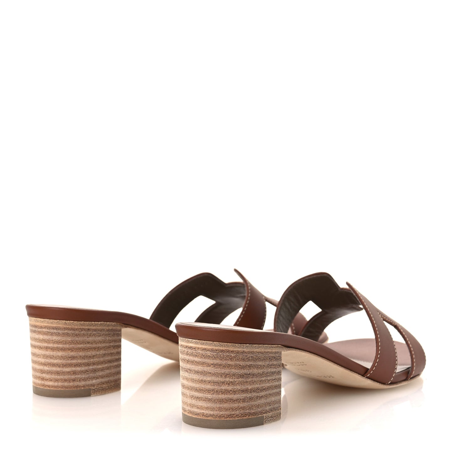 Calfskin Oasis Sandals 38.5 Gold
